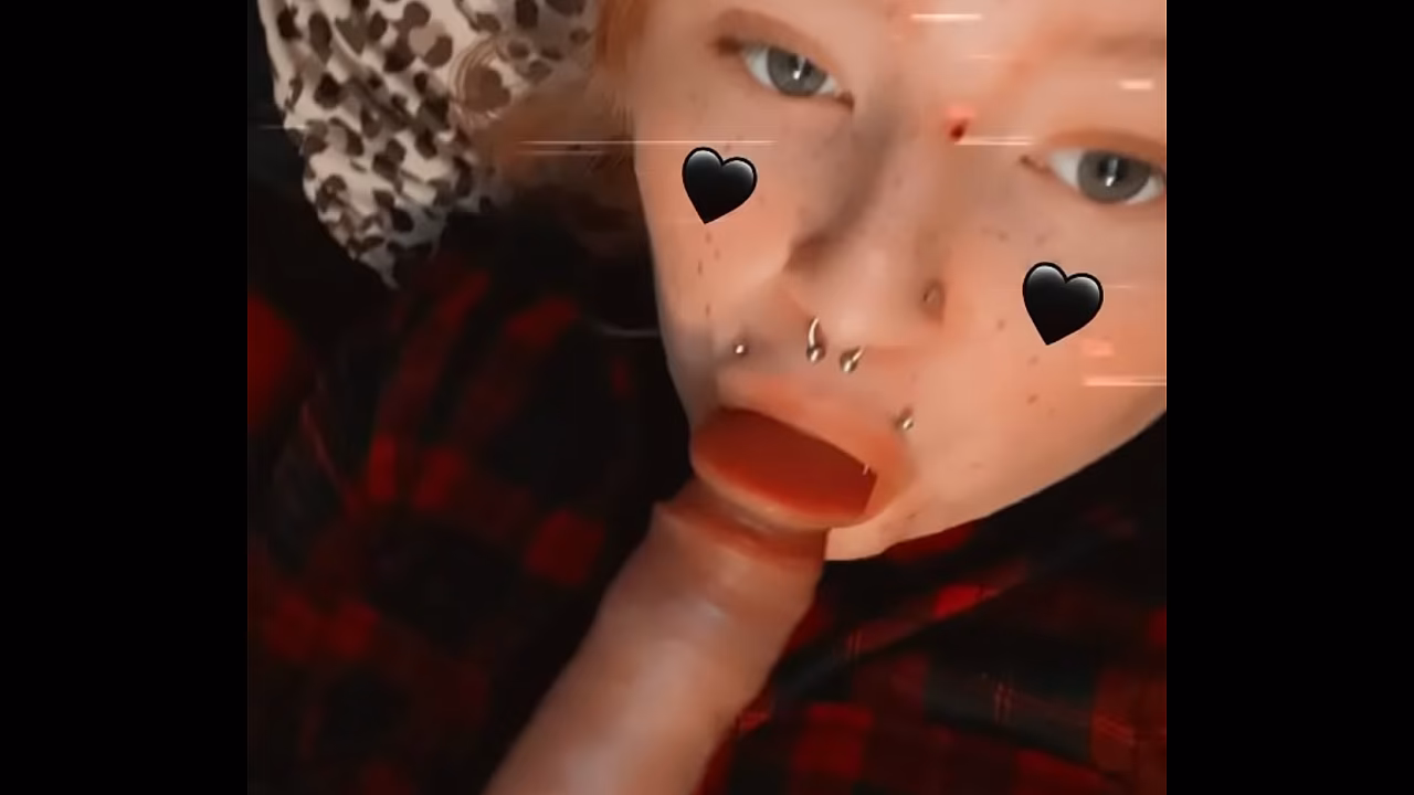 slutty goth sucks her toy then fucks herself!