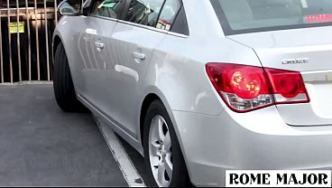 Rome Major & Moe Johnson Bang Giselle Leon Behind A Dumpster!