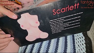 The realistic sex doll "Scarlett" by Tantaly is getting fucked while my asshole is destroyed