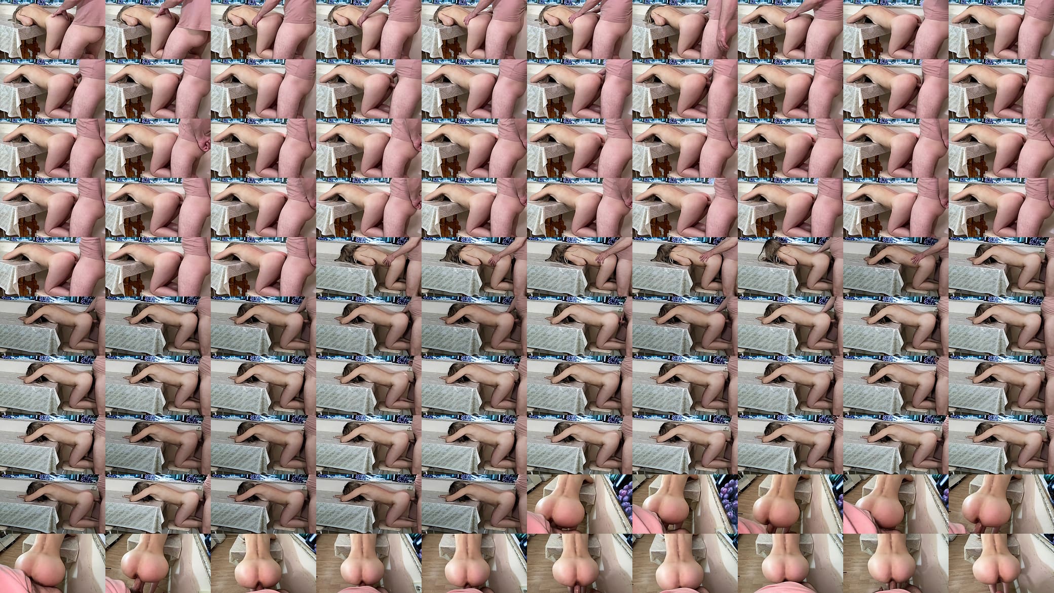 A thick cock enters the narrow pussy of a slender milf who is almost 50 years old 预览图