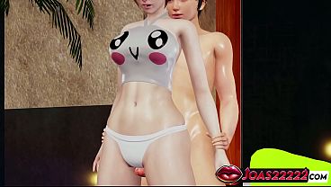 Sexy Ashe in Pool 3D Animation - Experience Thighjob Fetish in Panties with Close-Up Views, Underwater POV Doggystyle for Her Perfect Ass, and Missionary Fuck Leading to a Cumshot - Rule34 Hentai