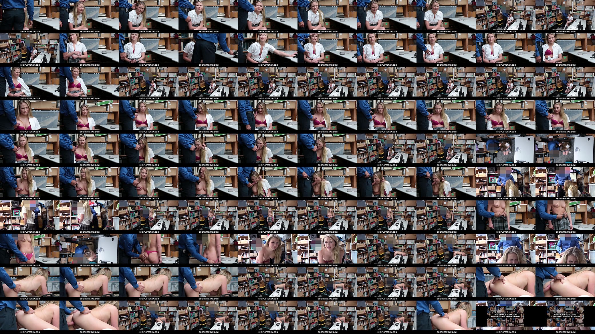 ShopLifterXX - Pervert officer fucks Young blonde shoplyfter 预览图