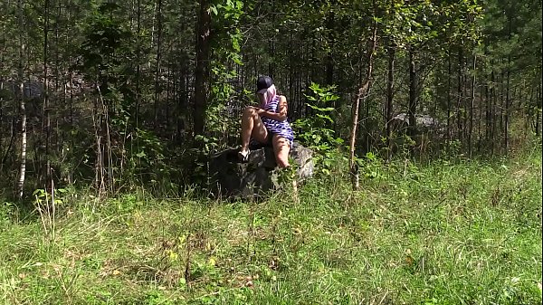 Voyeur peeps under a skirt outdoors. Hairy pussy and juicy ass in panties and without them. Fetish.
