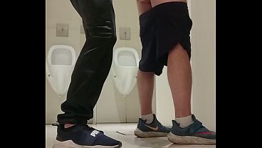 WHIRLING THE MILK IN THE MALL BATHROOM