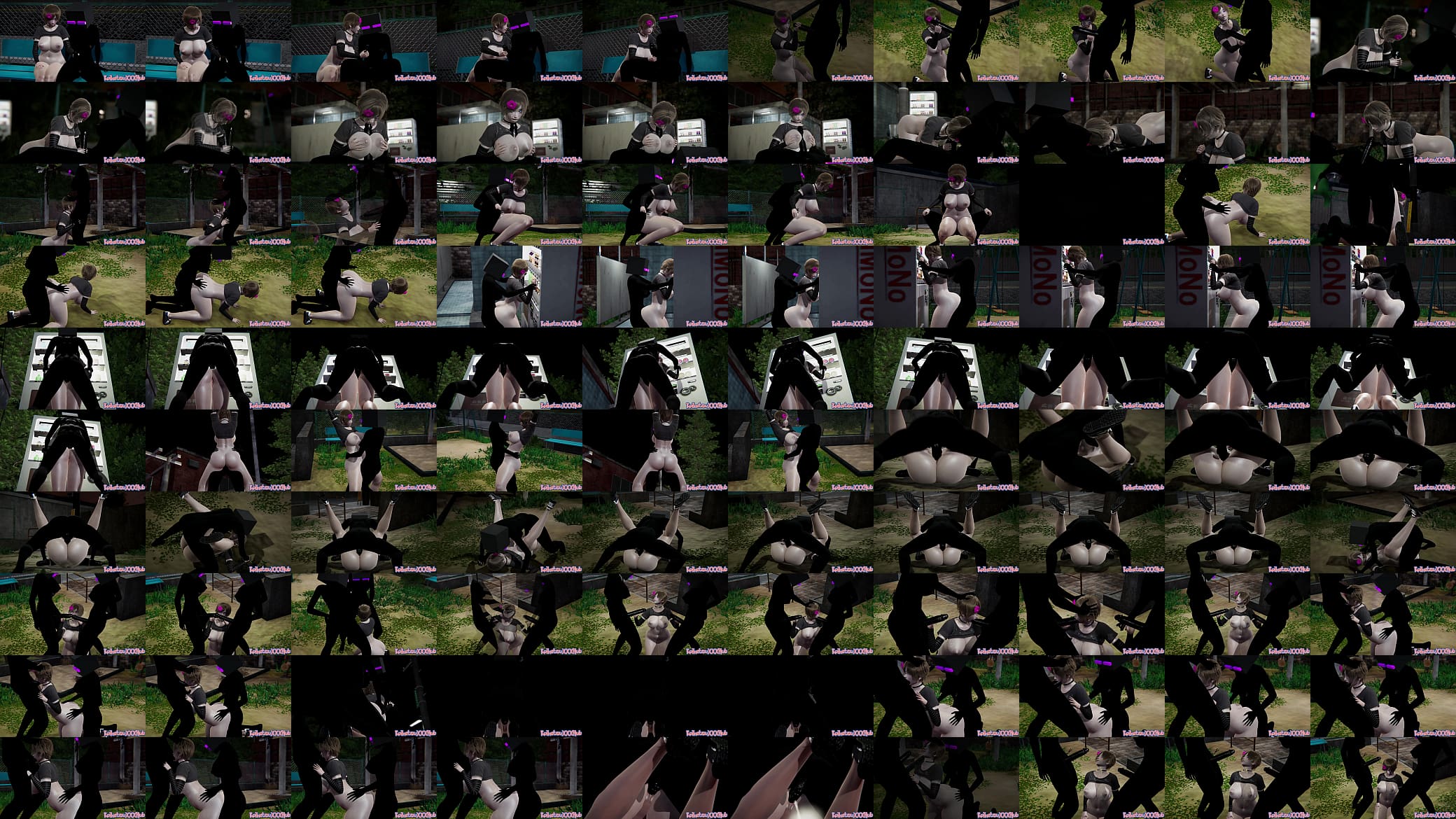 2 Futa Enderwomen Fuck Jenny | Minecraft Hentai 预览图