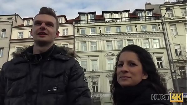 HUNT4K. Prague pickup and passionate sex for cash with hot brunette