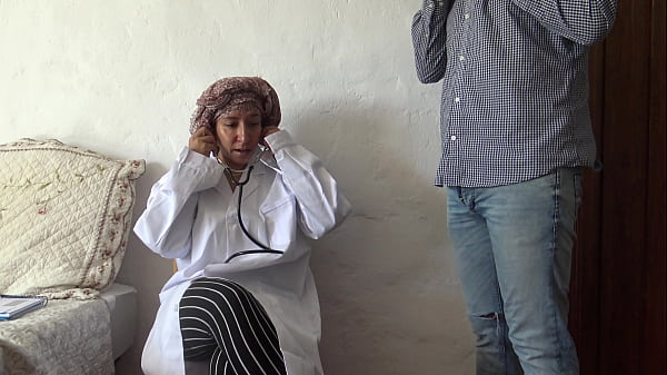 A Turkish doctor is SHOCKED when a patient shows his big cock