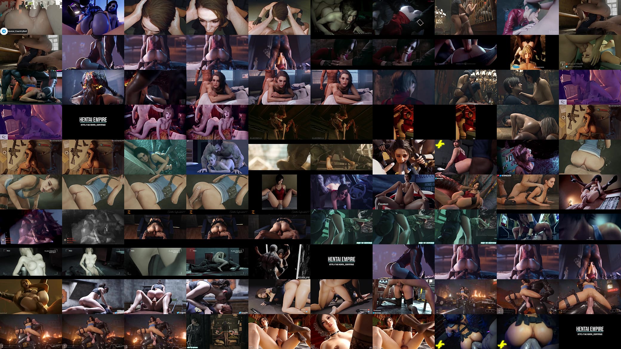 Resident Evil 3d porn compilation 预览图