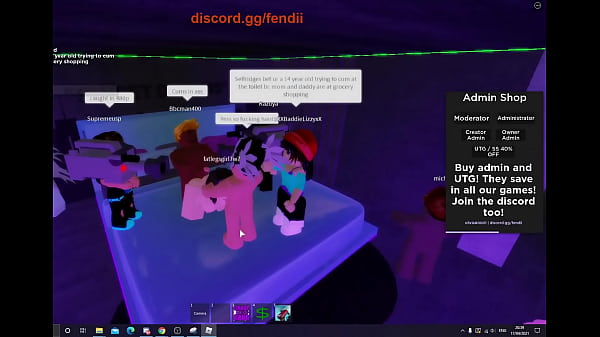 Dirty Roblox Hoe fucked hard tag team.