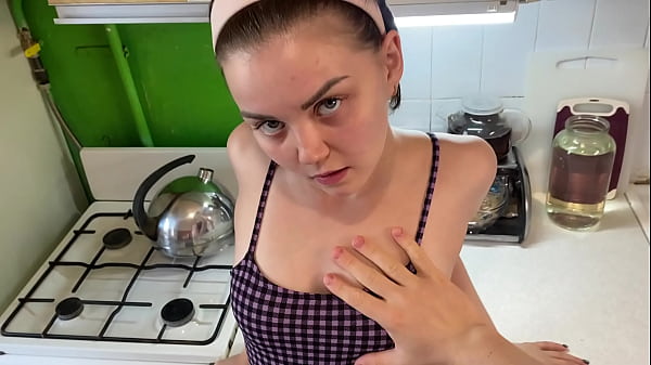 Standing fuck in the kitchen