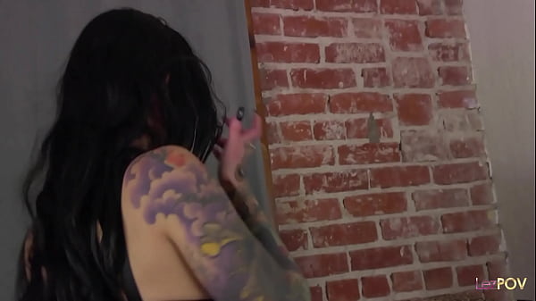 With the club being closed the tattooed lesbians initiate a threesome at home with their sex toy