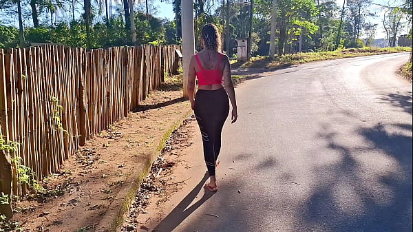 Met a country girl on the street and took her to the woods.