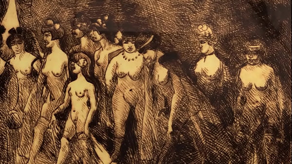 vintage erotic drawings