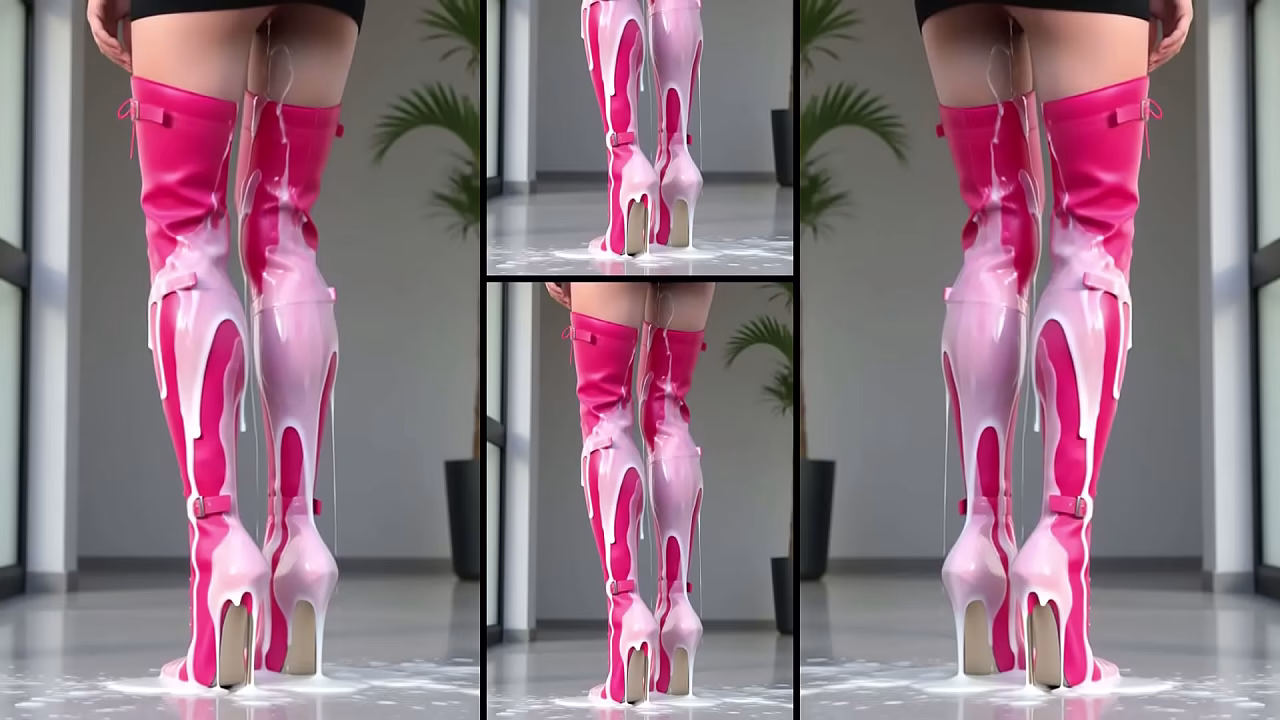 Hot Heels, Hot Legs, Lot of Cum