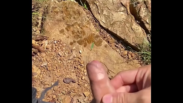 Exposed Hiking (pee on lookout&cum by picnic ta...