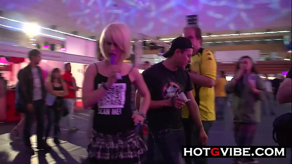 Tiny Blonde Teen PUBLIC Squirting