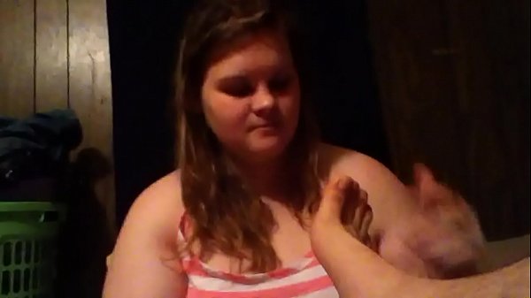 Me sucking and licking toes