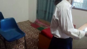 Indian teacher fucked his student during tution time for the delay of fees in clear Hindi audio