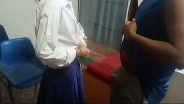 Indian teacher fucked his student during tution time for the delay of fees in clear Hindi audio