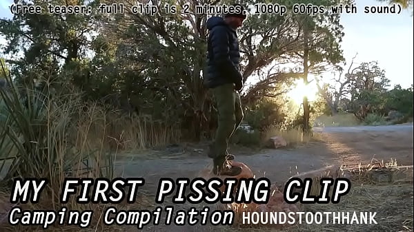 My First Pissing Clip Camping Compilation