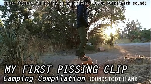 My First Pissing Clip Camping Compilation