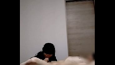 Riding position play with a busty wife in orange lingerie. Marital intimacy at home. Home made amateur personal filming Kawasaki
