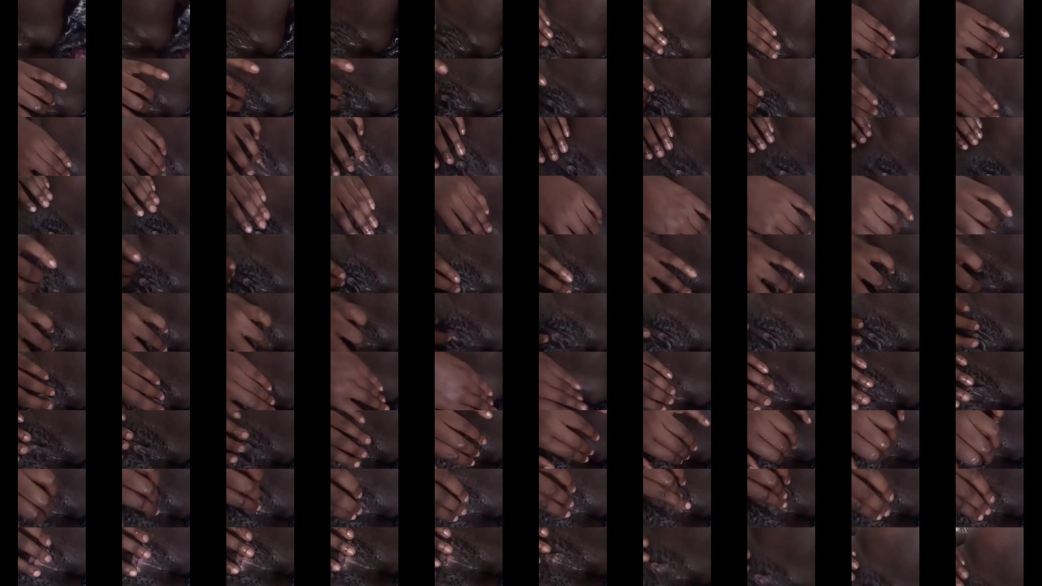 Ebony black African fingering pussy 预览图