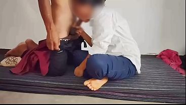 Indian step-sister was not coming out of room, so when took out his thick cock, Soniya was shocked