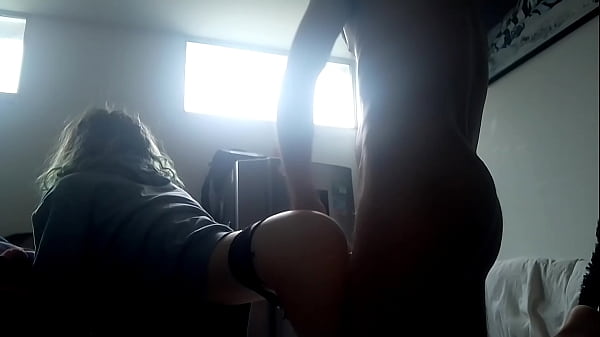 Homemade amateur in cute panties gets fucked in the morning, petite sucks my dick in the morning