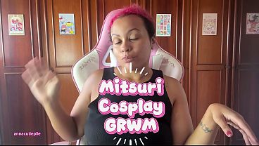 GRWM Mitsuri Cosplay Prep Gassy Girl Farts While Doing Makeup and Outfit