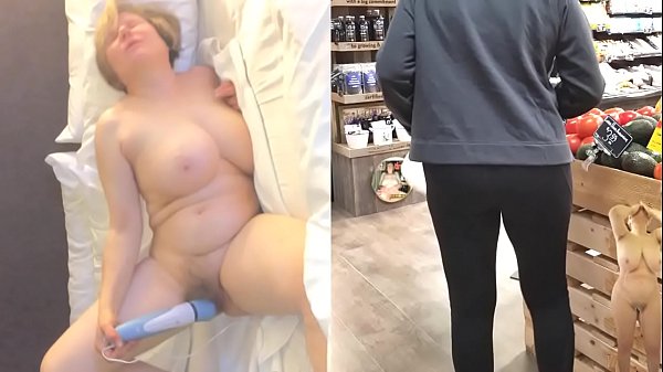 Masturbating Maniac GILF goes grocery shopping