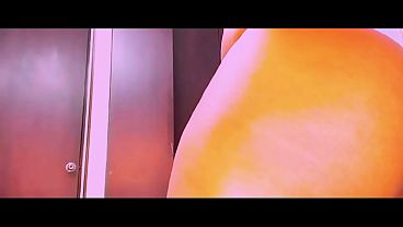 Fat ass bubble booty twerking in a thong