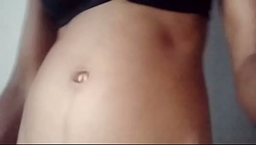 Desi punjabi girl getting necked alone