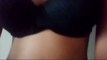 Desi punjabi girl getting necked alone