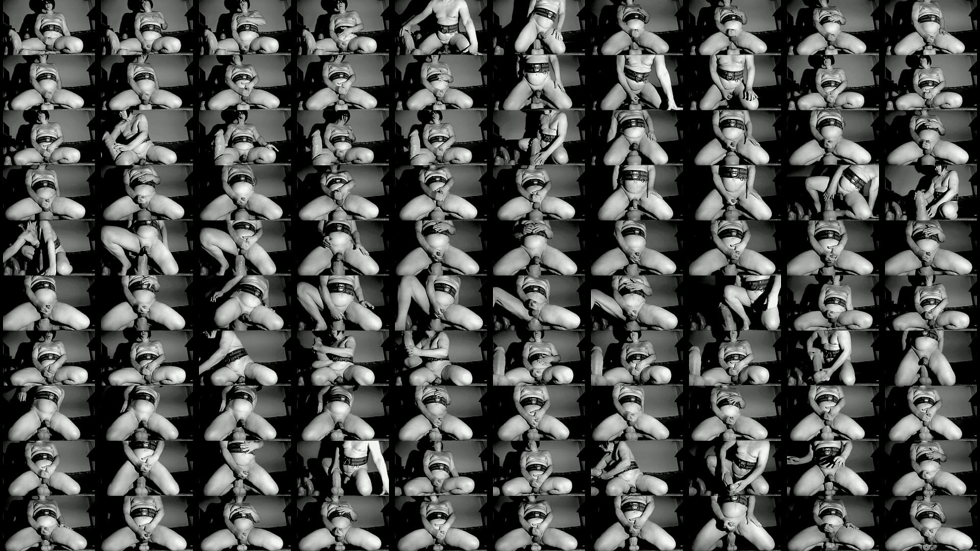sissy anal training 105 B&amp;W 预览图