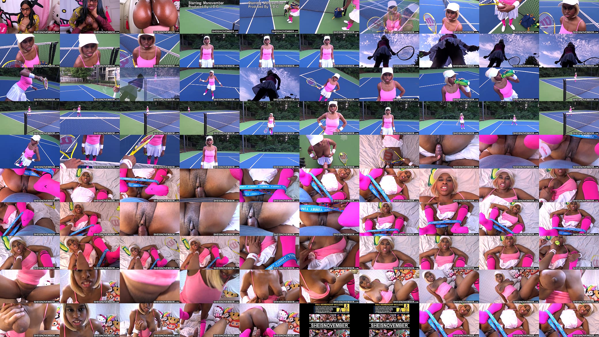 HD Tiny Ebony Tennis Player Get Rough Point Of View Sex After Lost Match Bet, Busty Young Blonde Slut Babe Sheisnovember Hardcore Riding Horny Large Dick With Big Natural Titties, Brown Areolas Jiggling In A Mini Skirt By Msnovember 预览图
