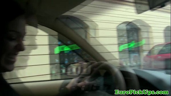 Eurosex girlnextdoor creampied in a car