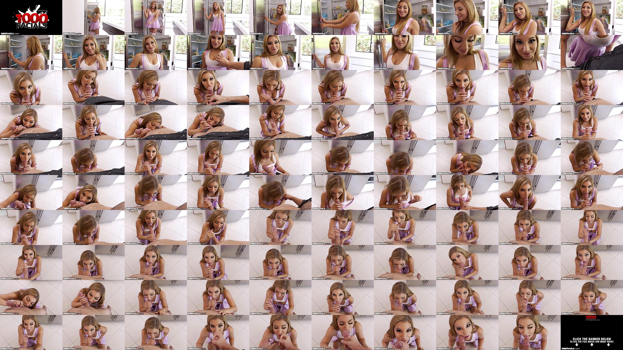 1000Facials Hungry Blonde Latina Snacks On Meaty Cock &amp; Cumshot 预览图