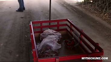 Strawberry Farm Pick Up and Fuck with Lucky Farm Guy