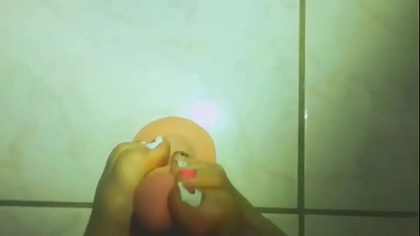 Latina Spits, Strokes And Does Footjob On Dildo