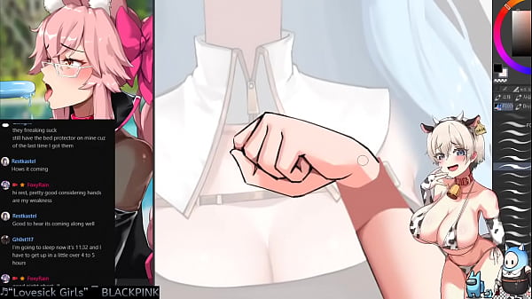 Stream | Picarto | FoxyRain - Art Trade (2020.11.03) 1 h 50 min