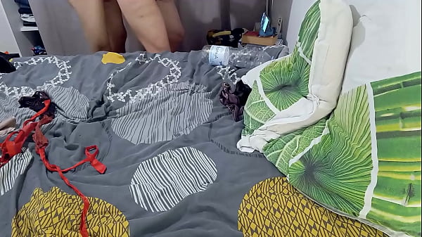 Sexy O2, 1009 - II - White fucking in satin lingerie-set (Rose Panties Yellow Nightie, White Bra), pov, pussy licked, asshole fingered and licked