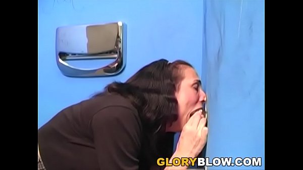 Katrina Rosebud sucks and deepthroats BBC at Gloryhole