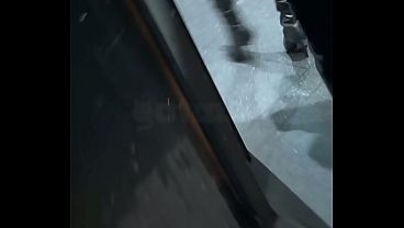 I squirted on the guy's hand inside the car while the cuckold was driving after messing around in the smoking area of the pagode (a type of Brazilian music event).