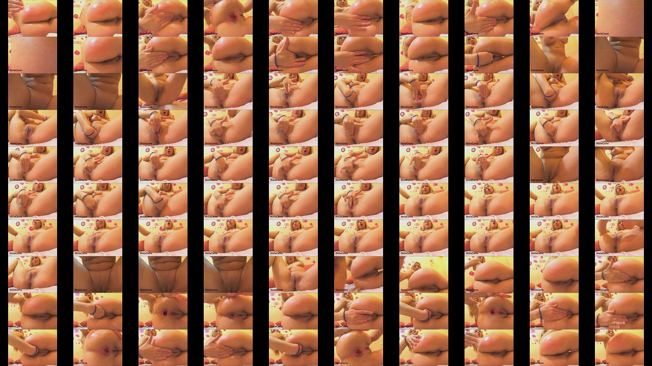 Blonde Anal And Pussy Fisting Masturbation 预览图