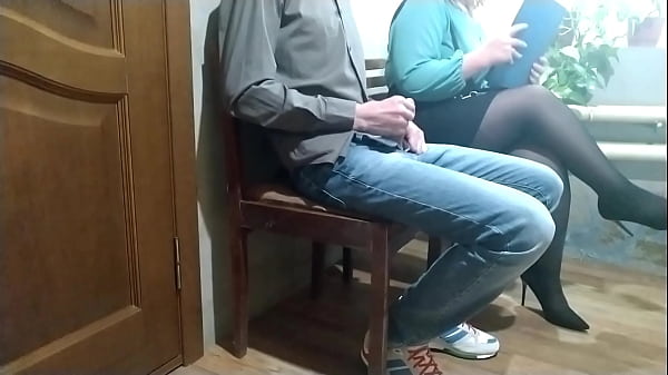 Call me anytime! A stranger jerked me off in the waiting room