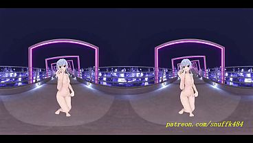 VR180 mmd Suisei nude Dance 3d hololive Hentai