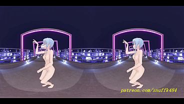 VR180 mmd Suisei nude Dance 3d hololive Hentai