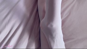 A Busty Teenager Masturbates Her Creamy Hairy Pussy and Has an Intense Orgasm