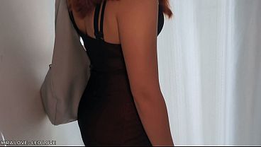 I get fucked by the photographer during a shoot! Cum in my face